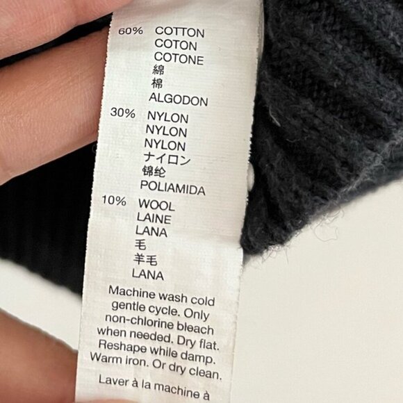 Gap Men’s Navy Chunky Knit Sweater - Size M - Picture 3 of 10